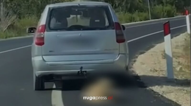 Tërhoqi zvarrë qenin me litar pas makinës, procedohet penalisht 55-vjeçari në Vlorë