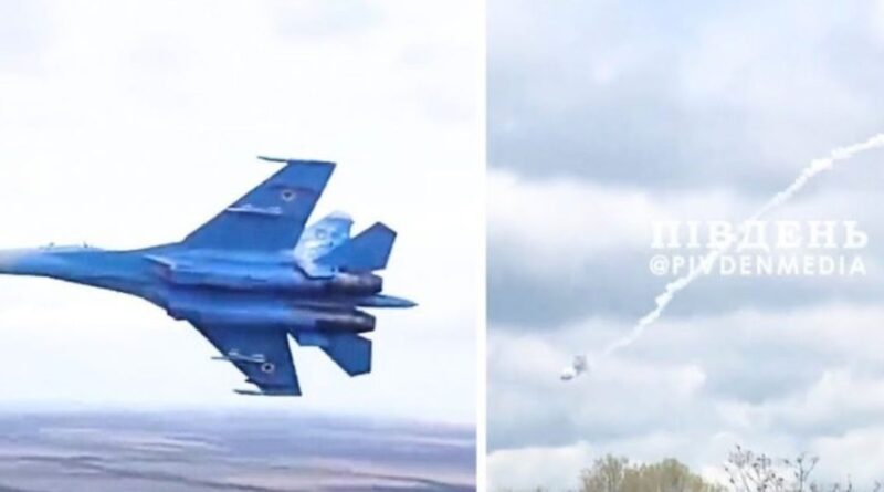 Piloti ukrainas i MiG-29 rrëzon dronin spiun rus – pamje nga toka dhe kabina e fluturakes
