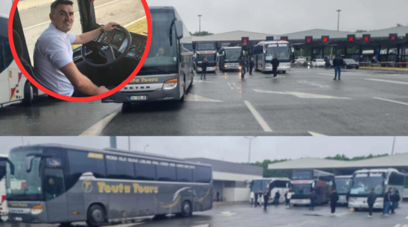 Flet shoferi i autobusit: mbrëmë  na kanë ndalur policia serbe, jemi bllokuar gra e fëmijë na kanë marrë dokumentet po thonë se është me urdhër nga lart
