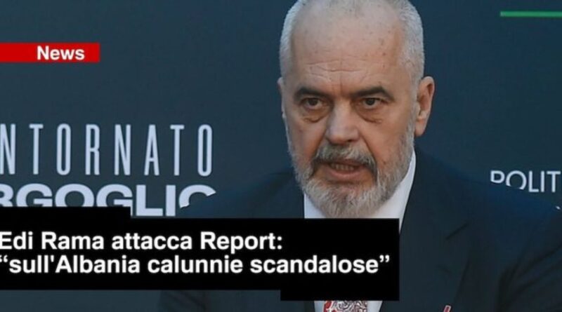 “Shpifje skandaloze”/ Emisioni italian “Report” pas reagimit të kryeministrit: U dërguam kërkesë për intervistë personave të përmendur në reportazh, Rama dhe Agaçi nuk pranuan të flasin