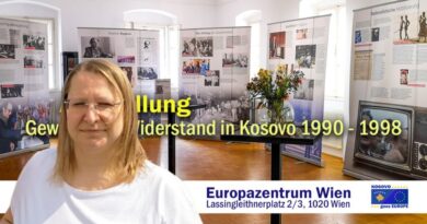 Kandidatja për eurodeputete hap në Vjenë ekspozitën ‘Rezistenca paqësore në Kosovë 1990-1998’