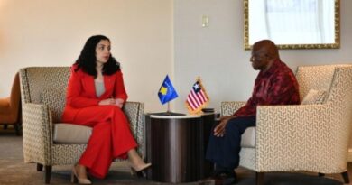 Osmani takoi presidentin e Liberisë në SHBA. Diskutuan për thellimin e bashkëpunimit