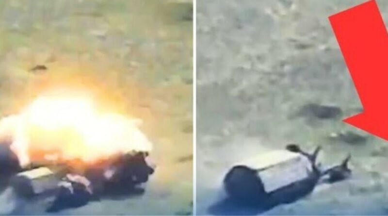 E modifikuan duke shpresuar se nuk do të arrijnë ta shkatërrojnë, tanku rus “shkeli” në minat ukrainase