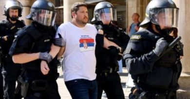 I arrestuari për sulm ndaj policisë gjermane, pjesë e “Kuvendit gjithëserb”