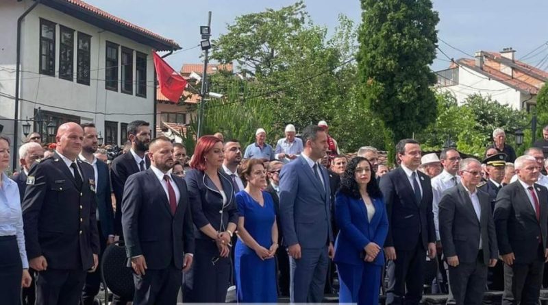 Osmani, Kurti e Konjufca në shënimin e 146-vjetori i Lidhjes Shqiptare të Prizrenit