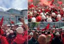 Dortmundi vishet kuqezi, tifozët shqiptarë me këngë e valle presin ndeshjen e Kombëtares së Shqipërisë