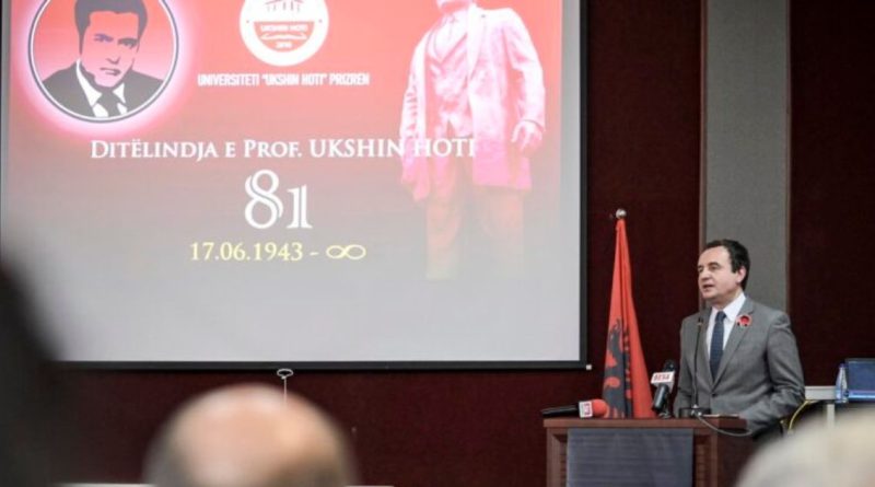 Shënohet 81-vjetori i lindjes së Ukshin Hotit, Kurti: Detyra e tij ishte t’ia thotë të vërtetën popullit
