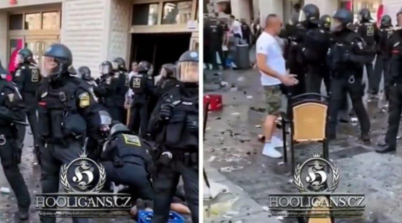 Derisa Serbia viktimizohet në UEFA, huliganët e tyre tregojnë ‘kafshërinë’ teksa përleshen masivisht me policinë gjermane
