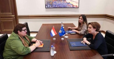 Ministrja Gërvalla pret në takim lamtumirës ambasadoren e Holandës