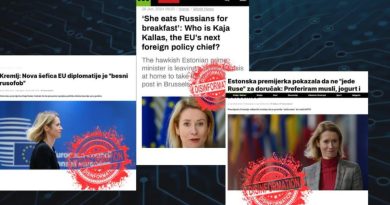 Propaganda dhe manipulimet ruse në lidhje me zgjedhjen e Kaja Kallas në krye të diplomacisë evropiane