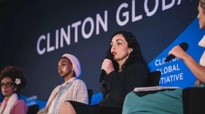 Osmani në “Clinton Global Initiative”: Gratë e Kosovës kanë qenë gjithnjë në ballë të çdo procesi historik të Republikës