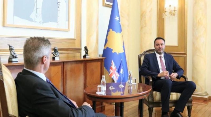 Konjufca: Kosova është e interesuar ta ketë përkrah një aleat si Britania