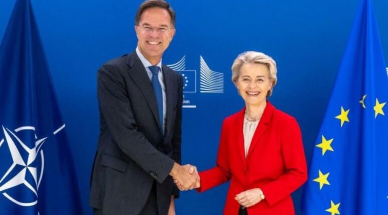 Sekretari Rutte takohet me Von der Leyen për herë të parë pas marrjes së detyrës