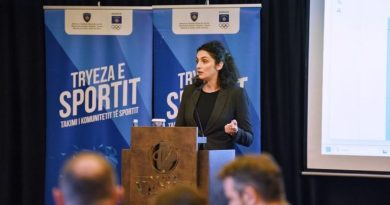 Daulina Osmani: Po bëhet reformë e thellë ligjore në sektorin e sportit në Kosovë