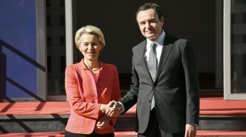 Kurti uron Von der Leyen: Mezi presim të punojmë së bashku për ta çuar Kosovën drejt anëtarësimit