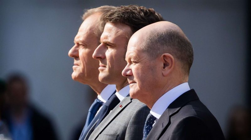 Macron, Scholz e Tusk, të shqetësuar për situatën në Gjeorgji