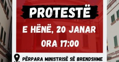 Hidhet nga pallati polici i qarkullimit rrugor që ndaloi djalin e oligarkut Samir Mane. Protestë përpara Ministrisë së Brendshme në Tiranë