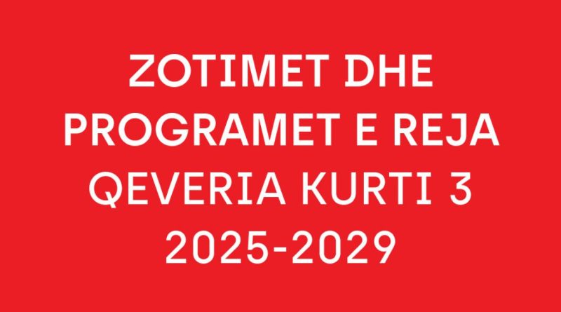 Nga dronët “Made in Kosova” tek turizmi – zotimet e Lëvizjes Vetëvendosje për vitin 2025-2029