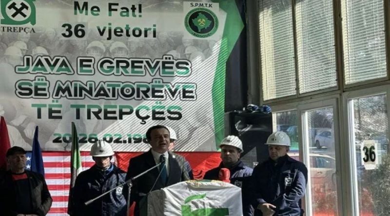 Shënohet 36 vjetori i grevës së minatorëve të ‘Trepçës`, i pranishëm dhe Kryeministri Kurti