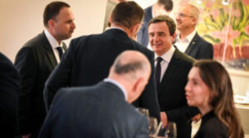 Kryeministri Kurti në pritjen e ambasadës Gjermane u shpreh se: Gjermania vazhdon të jetë një nga partnerët, aleatët dhe miqtë më të rëndësishëm të Kosovës