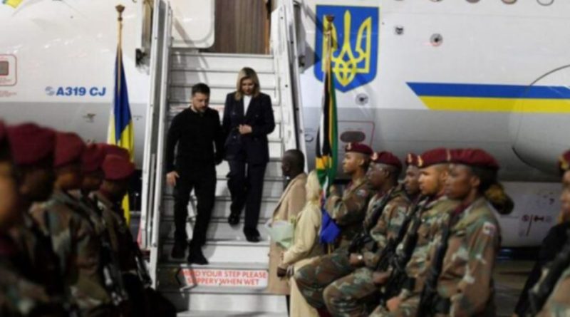Zelensky e ndërpret para kohës vizitën në Afrikën e Jugut pas sulmit rus në Kiev