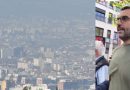Arlind Qori fushatë mes pluhurit/ Denoncimi për ndotjen në Tiranë (VIDEO)