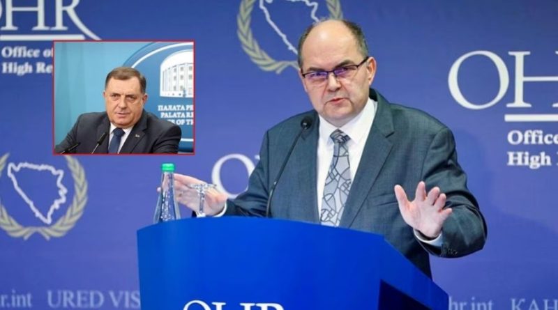 Vendimi i Schmidt hyn në fuqi: shpallen sanksione për bankat që nuk zbatojnë pezullimin e financimit për SNSD dhe Srpska e Bashkuar