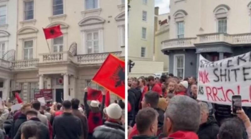 Diaspora në Londër ngrihet në protestë të fuqishme kundër qeverisë: Shqipëria nuk shitet