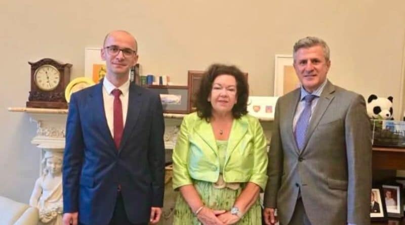 Kosova dhe Mbretëria e Bashkuar thellojnë bashkëpunimin, Ahmeti takohet me të Dërguarën e Posaçme Karen Pierce