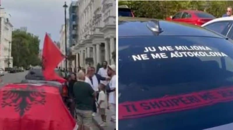 “Nga Anglia drejt Tiranës”/ Protestë e shqiptarëve në Britani, diaspora niset me autokolonë për protestën e 12 shtatorit